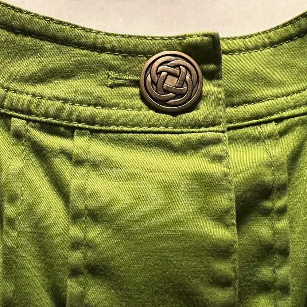 Talbots green jacket with 3/4 sleeves. In EUC. Size 6.
